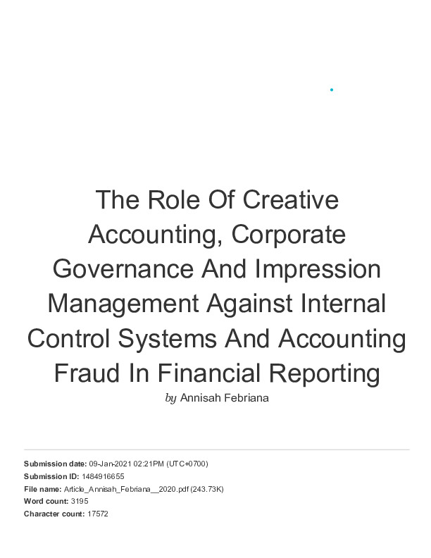 CEK PLAGIASI_The Role Of Creative Accounting,.pdf